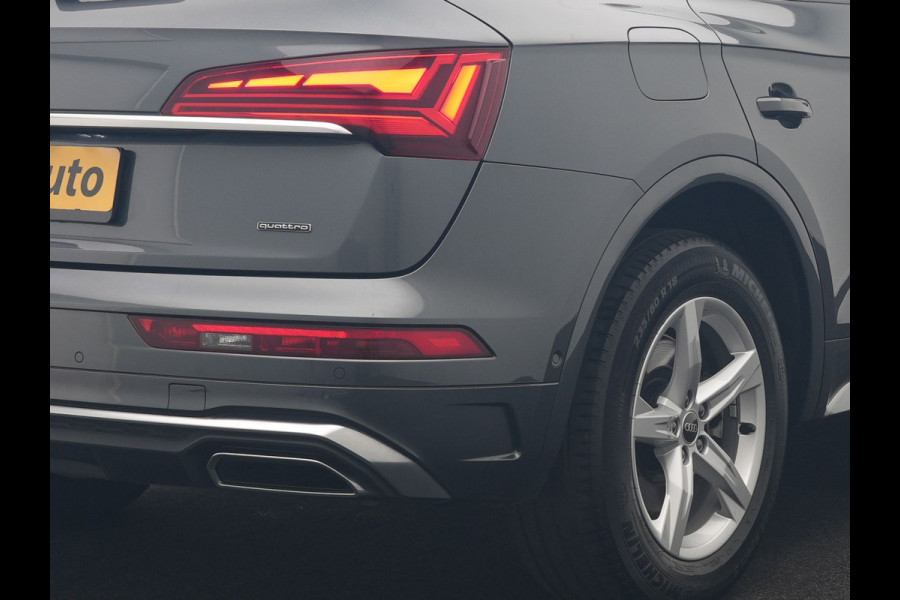 Audi Q5 55 TFSI e S Line PHEV 367pk Dealer O.H | Trekhaak Af Fabriek | Adaptive Cruise | 360 Camera | Bang & Olufsen | Matrix LED | Lederen Sportstoelen Memory & Verwarmd | Apple Carplay | Keyless | Stuurverwarming | Navigatie | Virtual |