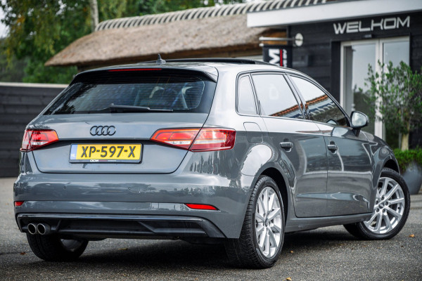 Audi A3 Sportback 35 TFSI Design Pro Line Automaat I Panoramadak I Leder I Adaptieve Cruise I Nanogrijs Metallic I 17 Inch I NAP
