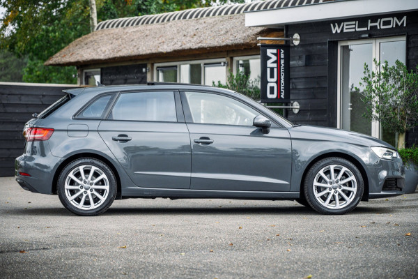 Audi A3 Sportback 35 TFSI Design Pro Line Automaat I Panoramadak I Leder I Adaptieve Cruise I Nanogrijs Metallic I 17 Inch I NAP