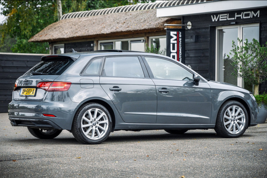 Audi A3 Sportback 35 TFSI Design Pro Line Automaat I Panoramadak I Leder I Adaptieve Cruise I Nanogrijs Metallic I 17 Inch I NAP