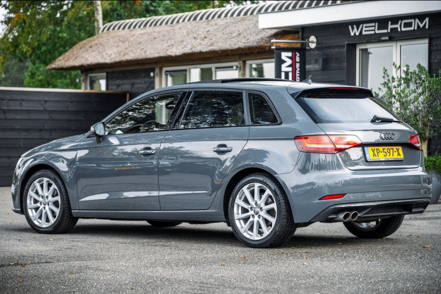 Audi A3 Sportback 35 TFSI Design Pro Line Automaat I Panoramadak I Leder I Adaptieve Cruise I Nanogrijs Metallic I 17 Inch I NAP