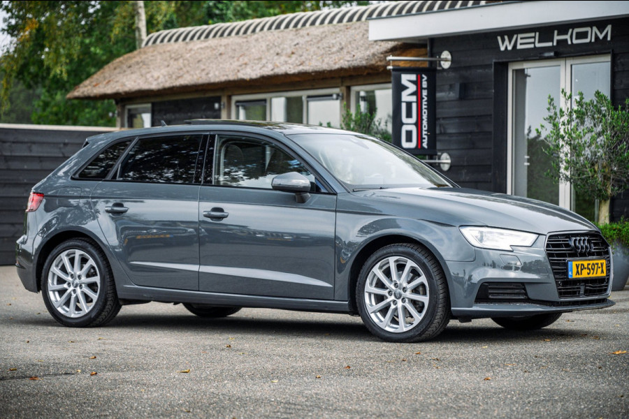 Audi A3 Sportback 35 TFSI Design Pro Line Automaat I Panoramadak I Leder I Adaptieve Cruise I Nanogrijs Metallic I 17 Inch I NAP