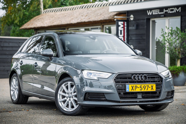 Audi A3 Sportback 35 TFSI Design Pro Line Automaat I Panoramadak I Leder I Adaptieve Cruise I Nanogrijs Metallic I 17 Inch I NAP