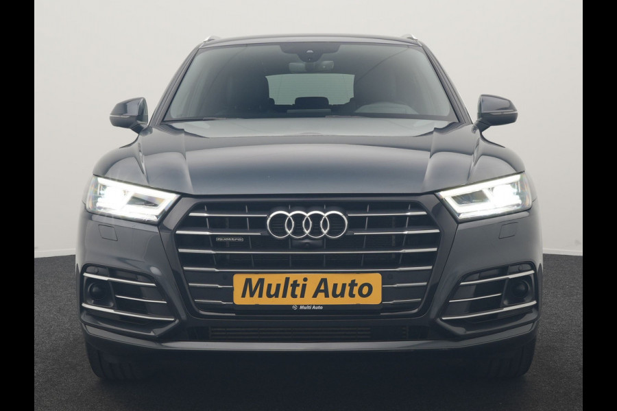 Audi Q5 55 TFSI e Quattro 2x S Line PHEV 367pk Dealer O.H. | SOH 84,8% | Trekhaak Af Fabriek | Luchtvering | Adaptive Cruise | 360 Camera | Head Up | Matrix LED | Alcantara Sportstoelen Memory & Verwarmd | Stuur Verwarmd | Keyless | BLIS | Apple Carp Plug In Hybrid |