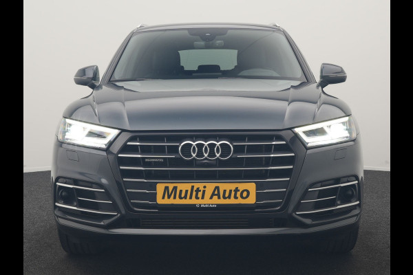 Audi Q5 55 TFSI e Quattro 2x S Line PHEV 367pk Dealer O.H. | SOH 84,8% | Trekhaak Af Fabriek | Luchtvering | Adaptive Cruise | 360 Camera | Head Up | Matrix LED | Alcantara Sportstoelen Memory & Verwarmd | Stuur Verwarmd | Keyless | BLIS | Apple Carp Plug In Hybrid |