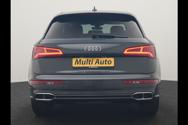 Audi Q5 55 TFSI e Quattro 2x S Line PHEV 367pk Dealer O.H. | SOH 84,8% | Trekhaak Af Fabriek | Luchtvering | Adaptive Cruise | 360 Camera | Head Up | Matrix LED | Alcantara Sportstoelen Memory & Verwarmd | Stuur Verwarmd | Keyless | BLIS | Apple Carp Plug In Hybrid |