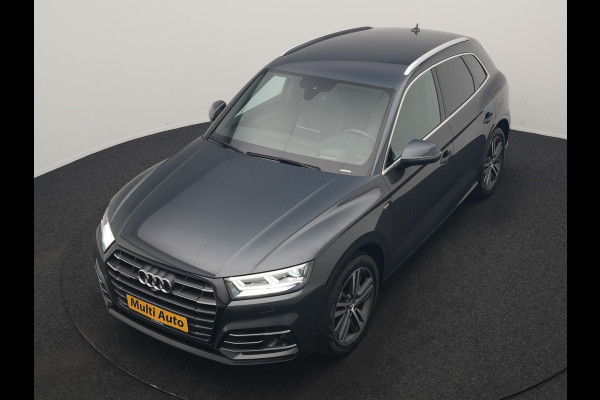 Audi Q5 55 TFSI e Quattro 2x S Line PHEV 367pk Dealer O.H. | SOH 84,8% | Trekhaak Af Fabriek | Luchtvering | Adaptive Cruise | 360 Camera | Head Up | Matrix LED | Alcantara Sportstoelen Memory & Verwarmd | Stuur Verwarmd | Keyless | BLIS | Apple Carp Plug In Hybrid |