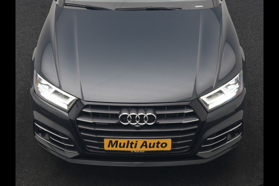 Audi Q5 55 TFSI e Quattro 2x S Line PHEV 367pk Dealer O.H. | SOH 84,8% | Trekhaak Af Fabriek | Luchtvering | Adaptive Cruise | 360 Camera | Head Up | Matrix LED | Alcantara Sportstoelen Memory & Verwarmd | Stuur Verwarmd | Keyless | BLIS | Apple Carp Plug In Hybrid |