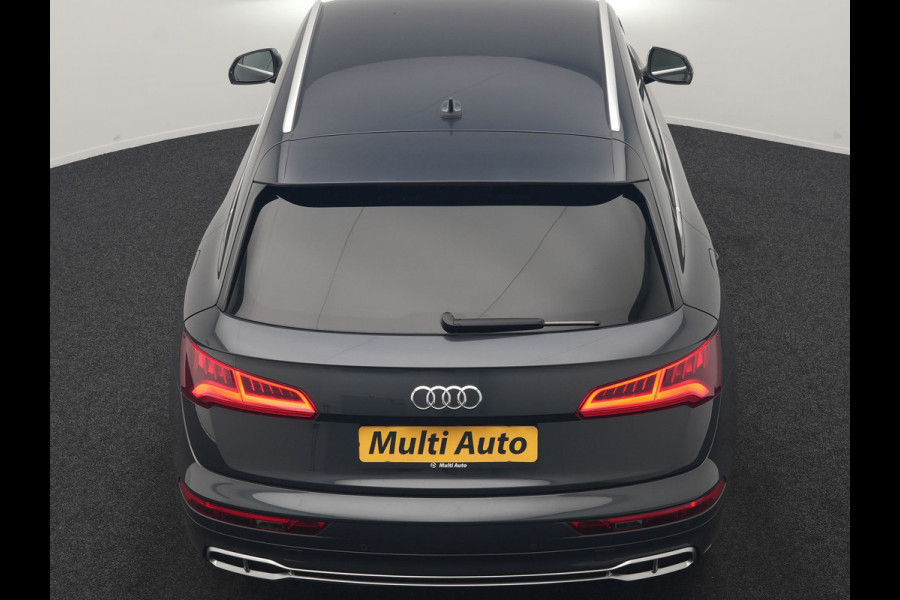 Audi Q5 55 TFSI e Quattro 2x S Line PHEV 367pk Dealer O.H. | SOH 84,8% | Trekhaak Af Fabriek | Luchtvering | Adaptive Cruise | 360 Camera | Head Up | Matrix LED | Alcantara Sportstoelen Memory & Verwarmd | Stuur Verwarmd | Keyless | BLIS | Apple Carp Plug In Hybrid |