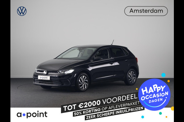 Volkswagen Polo 1.0 TSI Life 95 pk | Navigatie via App | Parkeersensoren | Adaptieve cruise control | LED koplampen | Apple Carplay/Android Auto |