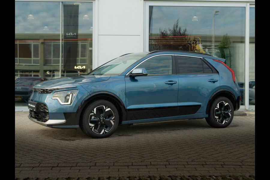 Kia Niro EV ExecutiveLine 64.8 kWh |Trekhaak | Stoelventilatie | Stuur-/stoelverwarming | Schuif-/kanteldak | Harman/Kardon | Elektrisch verstelbare stoelen | PDC voor & achter |
