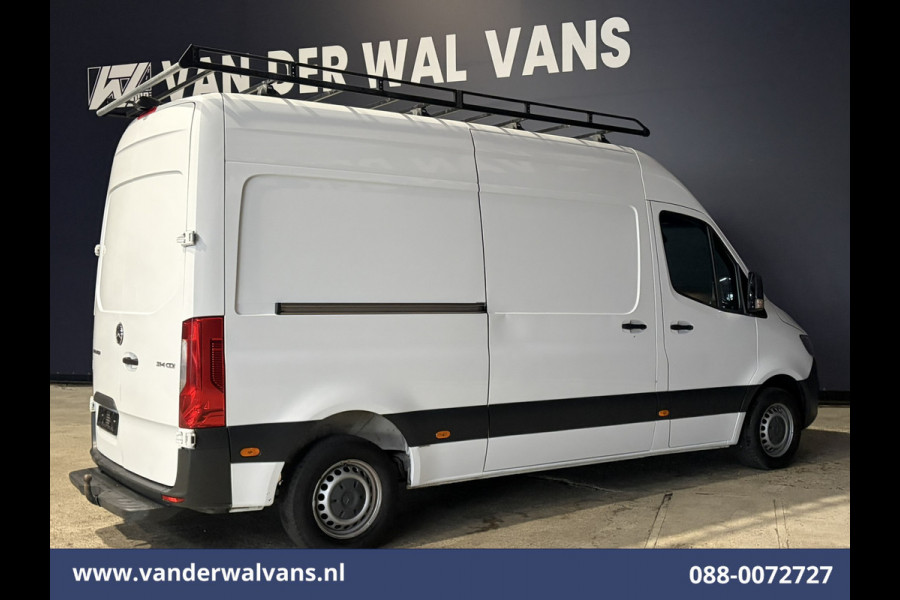 Mercedes-Benz Sprinter 314 CDI 143pk L2H2 Euro6 Airco | Camera | Imperiaal | Trekhaak | Apple Carplay Cruisecontrol, Android Auto, Stoelverwarming, 270 Graden Achterdeuren, Bijrijdersbank