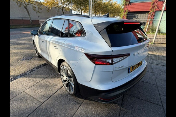 Škoda ENYAQ iV 60 Sportline INCL 12 MAANDEN UITGEBREIDE GARANTIE AIRCO I NAV I PDC I CAMERA I SOH 91.5% I SCHUIF/KANTELDAK I 21INCH VELGEN I 1e EIGENAAR I COMPLETE ONDERHOUDSHISTORIE