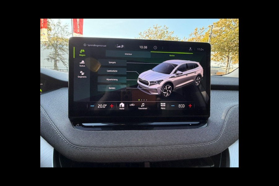 Škoda ENYAQ iV 60 Sportline INCL 12 MAANDEN UITGEBREIDE GARANTIE AIRCO I NAV I PDC I CAMERA I SOH 91.5% I SCHUIF/KANTELDAK I 21INCH VELGEN I 1e EIGENAAR I COMPLETE ONDERHOUDSHISTORIE