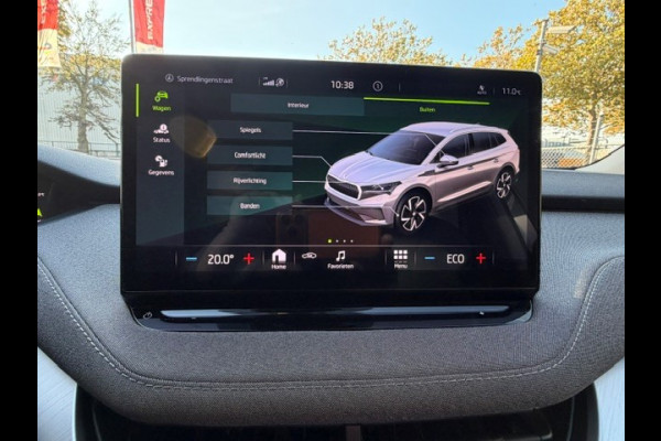 Škoda ENYAQ iV 60 Sportline INCL 12 MAANDEN UITGEBREIDE GARANTIE AIRCO I NAV I PDC I CAMERA I SOH 91.5% I SCHUIF/KANTELDAK I 21INCH VELGEN I 1e EIGENAAR I COMPLETE ONDERHOUDSHISTORIE