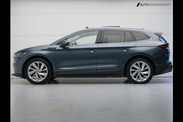 Škoda ENYAQ iV 80 Sport SoH 93% (APPLE CARPLAY,PANORAMA-SCHUIFDAK,DODEHOEK,KEYLESS,STUUR-STOELVERWARMING,ADAPTIVE CRUISE)