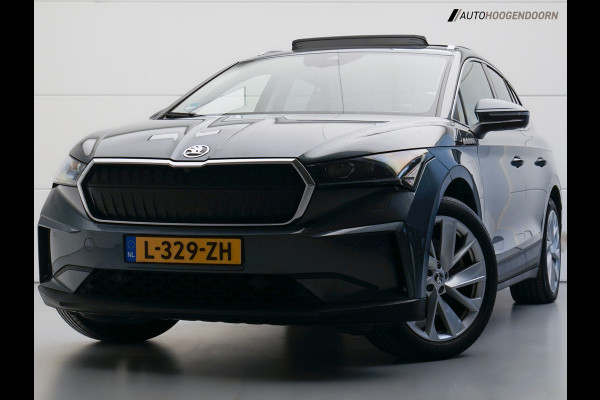 Škoda ENYAQ iV 80 Sport SoH 93% (APPLE CARPLAY,PANORAMA-SCHUIFDAK,DODEHOEK,KEYLESS,STUUR-STOELVERWARMING,ADAPTIVE CRUISE)
