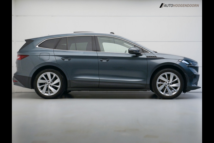 Škoda ENYAQ iV 80 Sport SoH 93% (APPLE CARPLAY,PANORAMA-SCHUIFDAK,DODEHOEK,KEYLESS,STUUR-STOELVERWARMING,ADAPTIVE CRUISE)