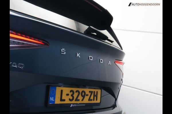 Škoda ENYAQ iV 80 Sport SoH 93% (APPLE CARPLAY,PANORAMA-SCHUIFDAK,DODEHOEK,KEYLESS,STUUR-STOELVERWARMING,ADAPTIVE CRUISE)