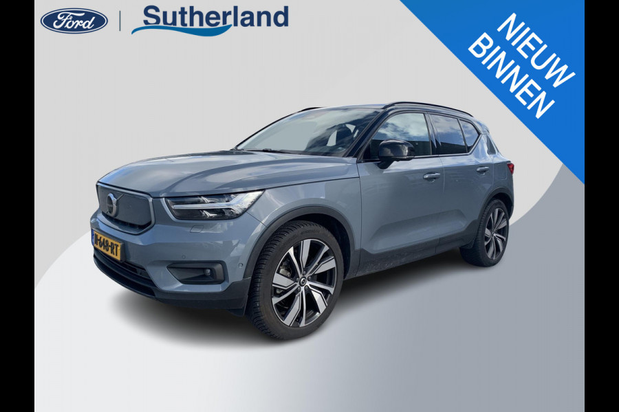 Volvo XC40 Recharge Pro | Adaptive Cruise Control | 360 Camera | Harman/Kardon | Lederen Bekleding | Navigatie |