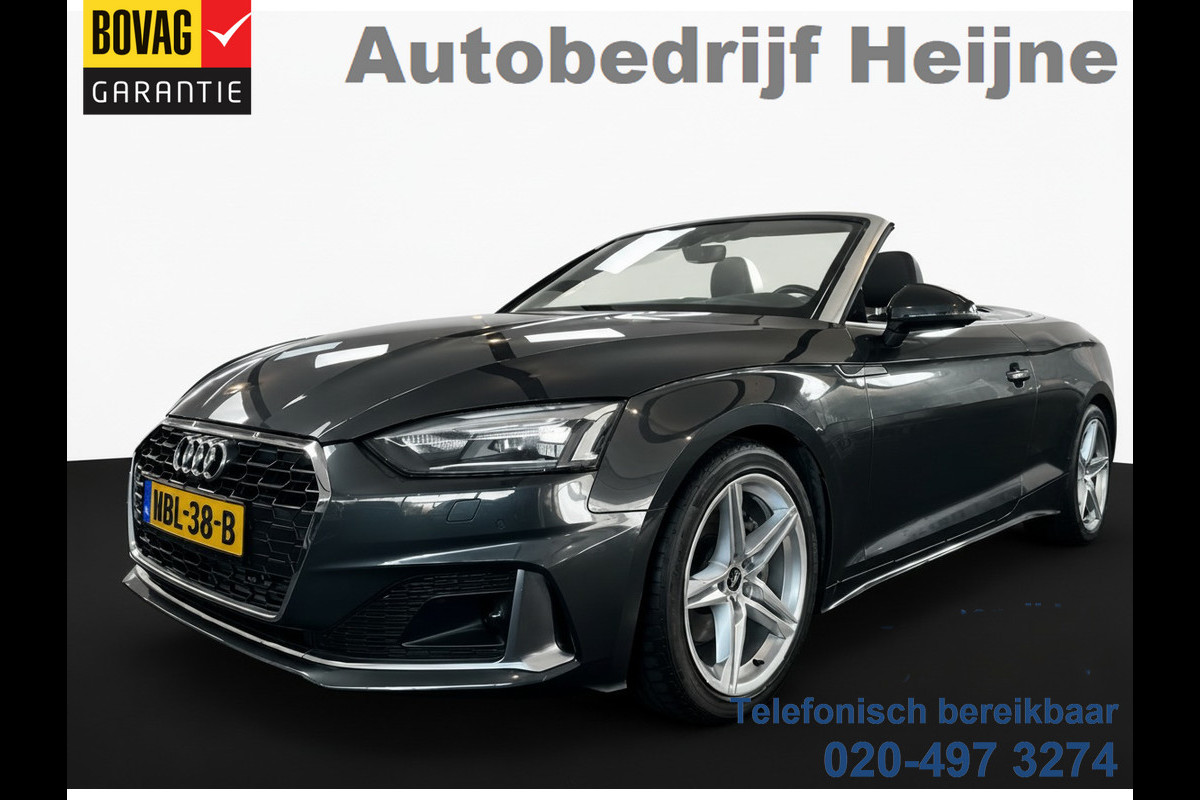 Audi A5 Cabriolet 40 TFSI 204PK S-TRONIC ADVANCED LEDER/360°CAMERA/VIRTUAL