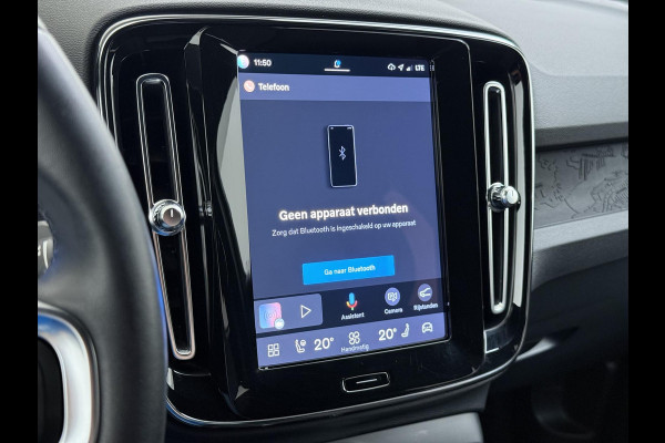 Volvo XC40 Recharge Plus SOH 92%| PILOT ASSIST ACC| ELEKTRISCHE ACHTERKLEP| DODE HOEK SENSOR |WARMTEPOMP| STOEL + STUURVERWARMING| ACHTERUITRIJCAMERA| RIJKLAAPRIJS INCL. 12 MND BOVAG GARANTIE|