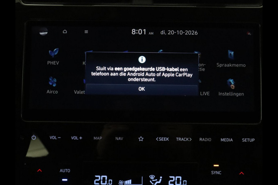Hyundai Tucson 1.6 T-GDI PHEV Premium 4WD | SOH 96% | 360 Camera | Trekhaak | Apple Carplay | Stoelverwarming | LED | Adapt. Cruise |