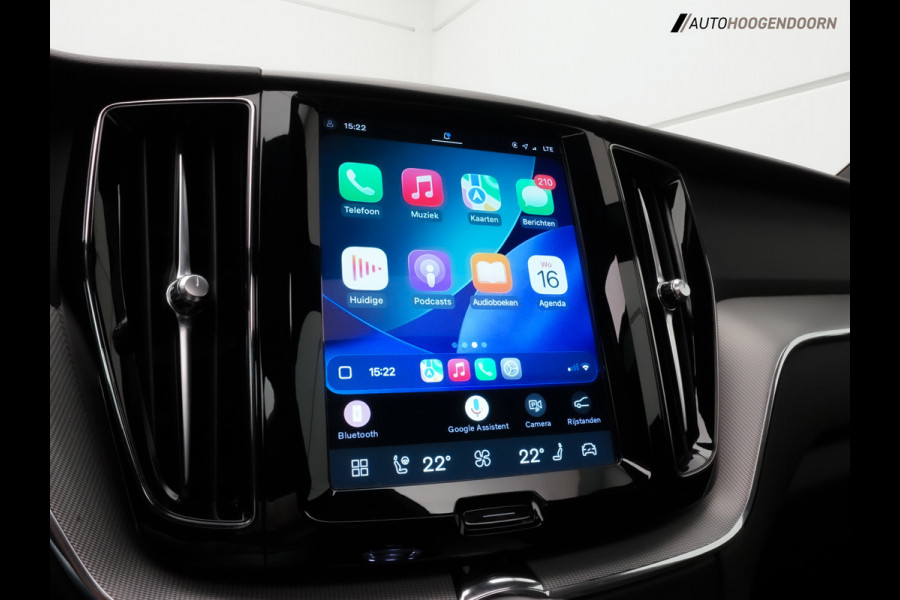 Volvo XC60 2.0 T6 Plug-in hybrid AWD Plus Dark (APPLE CARPLAY,LED,PANORAMA-SCHUIFDAK,KEYLESS,DODEHOEK,MEMORY-SEAT,CAMERA,LEDER)
