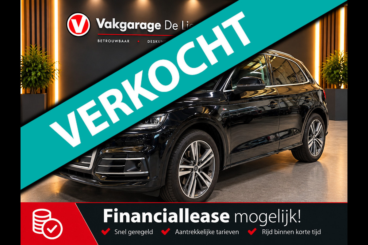 Audi Q5 2.0 TFSI quattro Sport S Line Black Edition / 360 camera / leder / Panoramadak / trekhaak