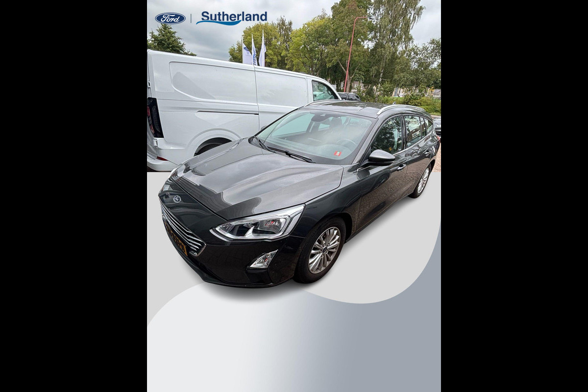 Ford FOCUS Wagon 1.0 EcoBoost Titanium Business 125pk Trekhaak | Achteruitrijcamera | Automatische Airco | Cruise control | Navigatie