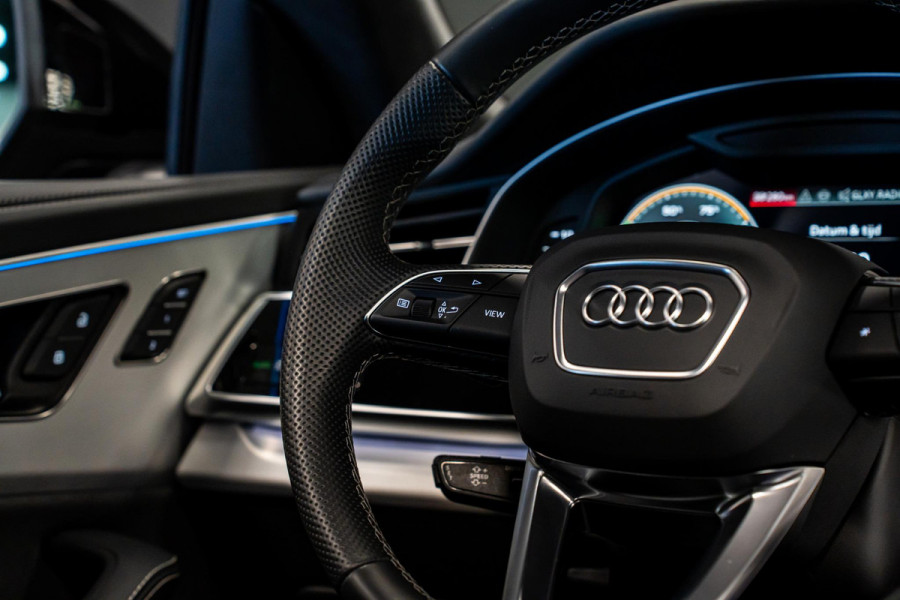 Audi Q8 60 TFSI e quattro Pro Line S Competition *Bang & Olufsen / AWD-Besturing / Stoelventilatie + Massage / Soft-Close / Panorama / Hemelbekleding Alcantara*