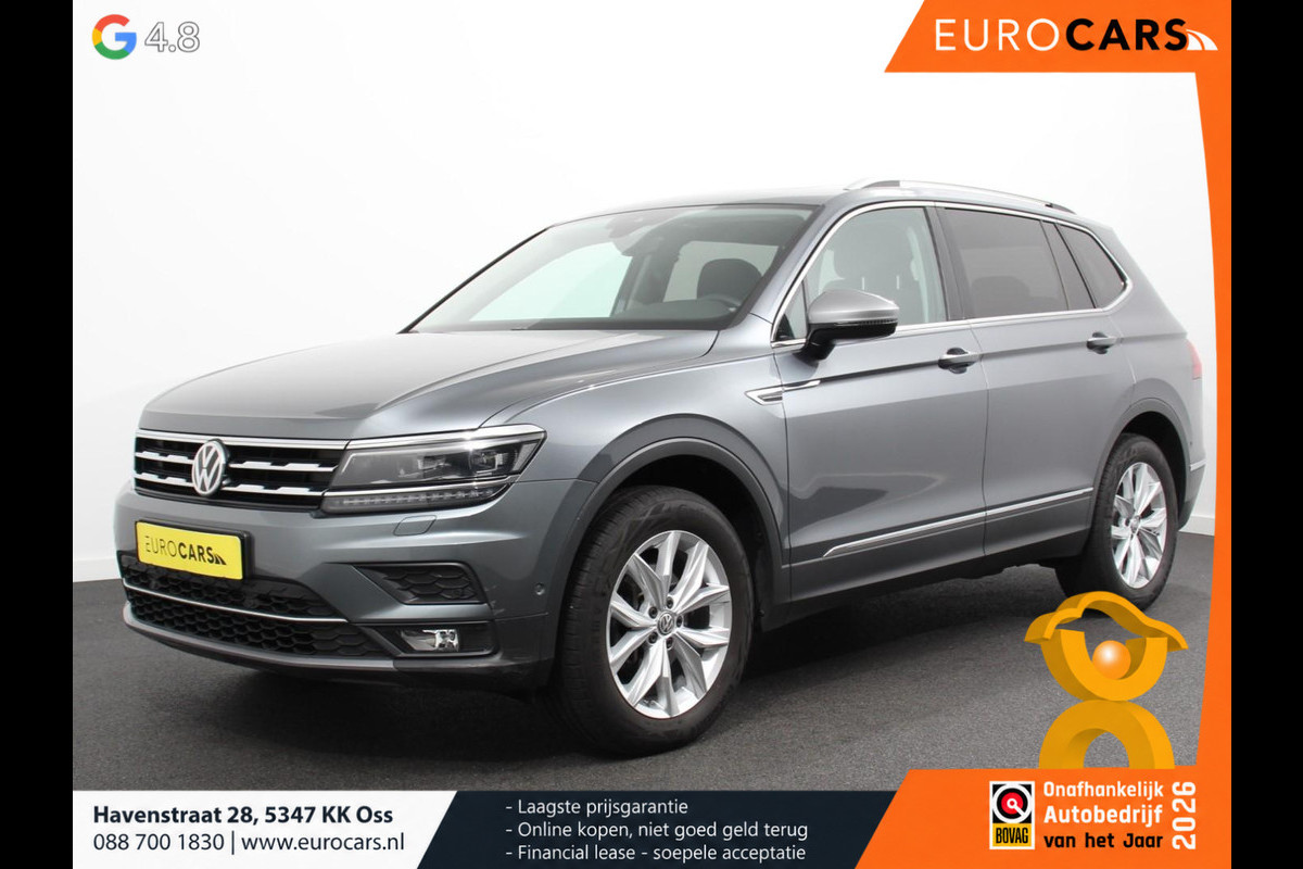 Volkswagen Tiguan Allspace 1.5 TSI Highline All-space 7p. Panorama dak Adaptive cruise control Climate control LED Parkeersensoren Achteruitrijd camera Trekhaak Navigatie Voorstoelen verwarmd Apple Carplay/ Android Auto