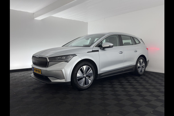 Škoda ENYAQ iV 80 (INCL-BTW) *AUT | LEATHER-FABRIC | FULL-LED | DIGI-COCKPIT | CAMERA | KEYLESS | NAVI-FULLMAP | AMBIENTLIGHT | ECC | HEATED-COMFORTSEATS | DAB+ | PDC | CRUISE | CARPLAY | 17"ALU*