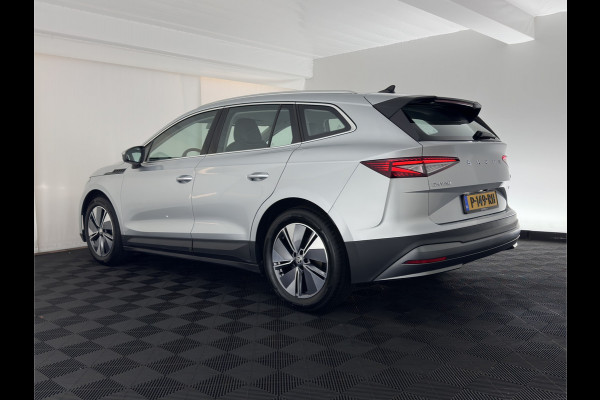 Škoda ENYAQ iV 80 (INCL-BTW) *AUT | LEATHER-FABRIC | FULL-LED | DIGI-COCKPIT | CAMERA | KEYLESS | NAVI-FULLMAP | AMBIENTLIGHT | ECC | HEATED-COMFORTSEATS | DAB+ | PDC | CRUISE | CARPLAY | 17"ALU*