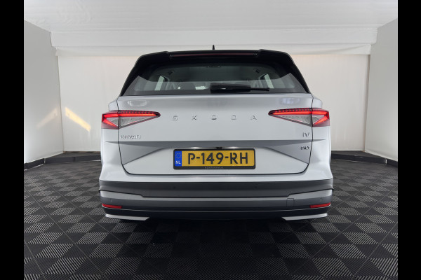 Škoda ENYAQ iV 80 (INCL-BTW) *AUT | LEATHER-FABRIC | FULL-LED | DIGI-COCKPIT | CAMERA | KEYLESS | NAVI-FULLMAP | AMBIENTLIGHT | ECC | HEATED-COMFORTSEATS | DAB+ | PDC | CRUISE | CARPLAY | 17"ALU*