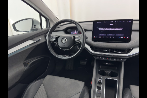 Škoda ENYAQ iV 80 (INCL-BTW) *AUT | LEATHER-FABRIC | FULL-LED | DIGI-COCKPIT | CAMERA | KEYLESS | NAVI-FULLMAP | AMBIENTLIGHT | ECC | HEATED-COMFORTSEATS | DAB+ | PDC | CRUISE | CARPLAY | 17"ALU*