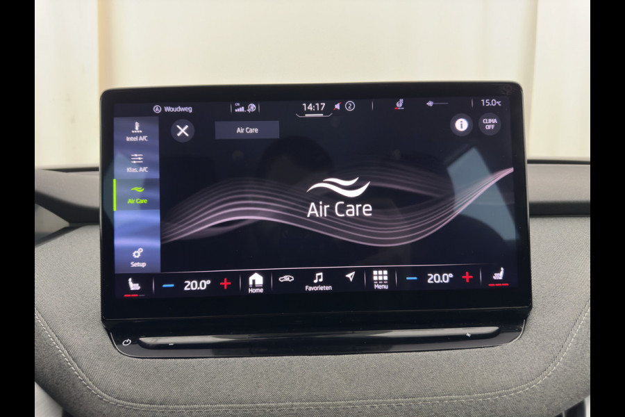 Škoda ENYAQ iV 80 (INCL-BTW) *AUT | LEATHER-FABRIC | FULL-LED | DIGI-COCKPIT | CAMERA | KEYLESS | NAVI-FULLMAP | AMBIENTLIGHT | ECC | HEATED-COMFORTSEATS | DAB+ | PDC | CRUISE | CARPLAY | 17"ALU*