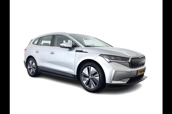 Škoda ENYAQ iV 80 (INCL-BTW) *AUT | LEATHER-FABRIC | FULL-LED | DIGI-COCKPIT | CAMERA | KEYLESS | NAVI-FULLMAP | AMBIENTLIGHT | ECC | HEATED-COMFORTSEATS | DAB+ | PDC | CRUISE | CARPLAY | 17"ALU*