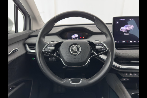 Škoda ENYAQ iV 80 (INCL-BTW) *AUT | LEATHER-FABRIC | FULL-LED | DIGI-COCKPIT | CAMERA | KEYLESS | NAVI-FULLMAP | AMBIENTLIGHT | ECC | HEATED-COMFORTSEATS | DAB+ | PDC | CRUISE | CARPLAY | 17"ALU*
