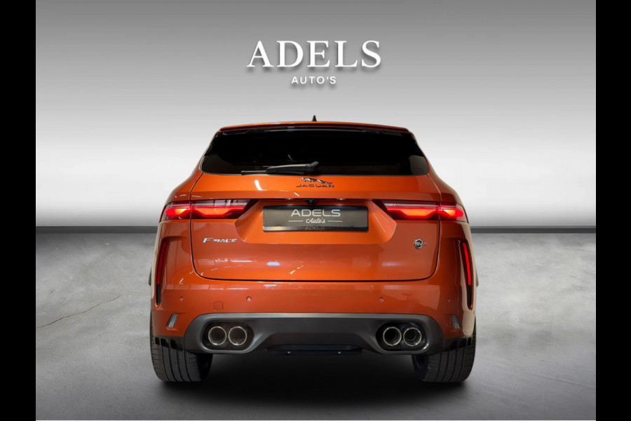 Jaguar F-Pace 5.0 P550 V8 SVR Speciale lak SVO Ultra Metallic Trekhaak Meridian Carbon Pano CameraDealer Onderhouden