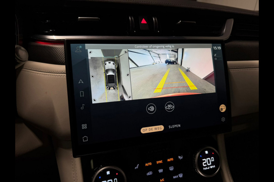 Jaguar F-Pace 5.0 P550 V8 SVR Speciale lak SVO Ultra Metallic Trekhaak Meridian Carbon Pano CameraDealer Onderhouden