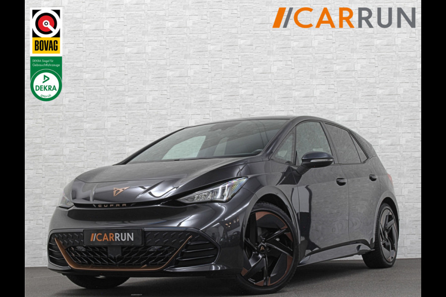 CUPRA Born e-Boost 231PK 62 kWh | Panorama | Dynamic-Pakket | 20'' Blizzard | ACC | Dodehoek | Copper-Details | Keyless | Sfeerverlichting | LED | Pilot M+ | Tech-L Pakket | Carplay | Stuurverwarming | Interieur-Voorverwarming | Getint Glas | Draadloos Laden |