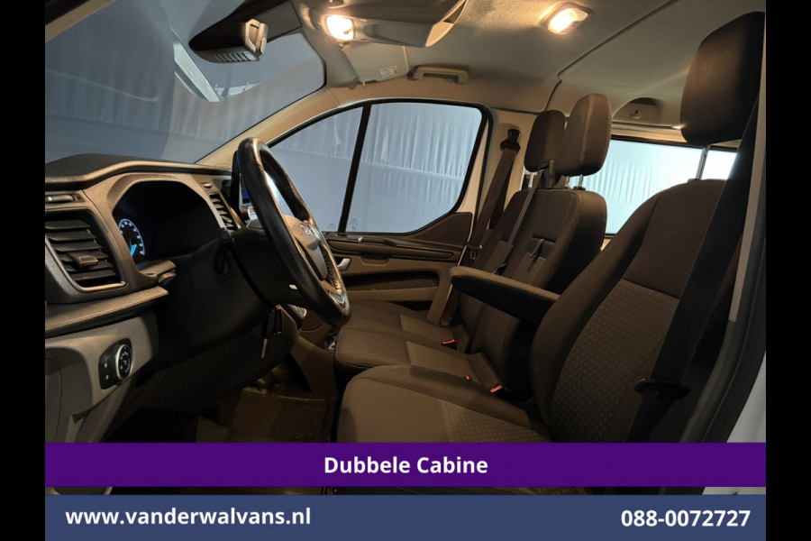 Ford Transit Custom 2.0 TDCI 131pk Automaat L2H1 Dubbele Cabine Euro6 Airco | 6-Zits | Camera | Navigatie | LED | Apple Carplay Cruisecontrol, Android Auto, Verwarmde Voorruit, Achterklep, Parkeersensoren, Bijrijdersbank