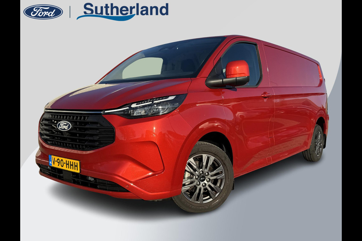 Ford Transit Custom 320 2.5 PHEV L2H1 Limited 233pk | Demo | Adaptieve Cruise Controle | Navigatie | Verwarmde Stoelen/Stuurwiel | Wegklapbare Trekhaak