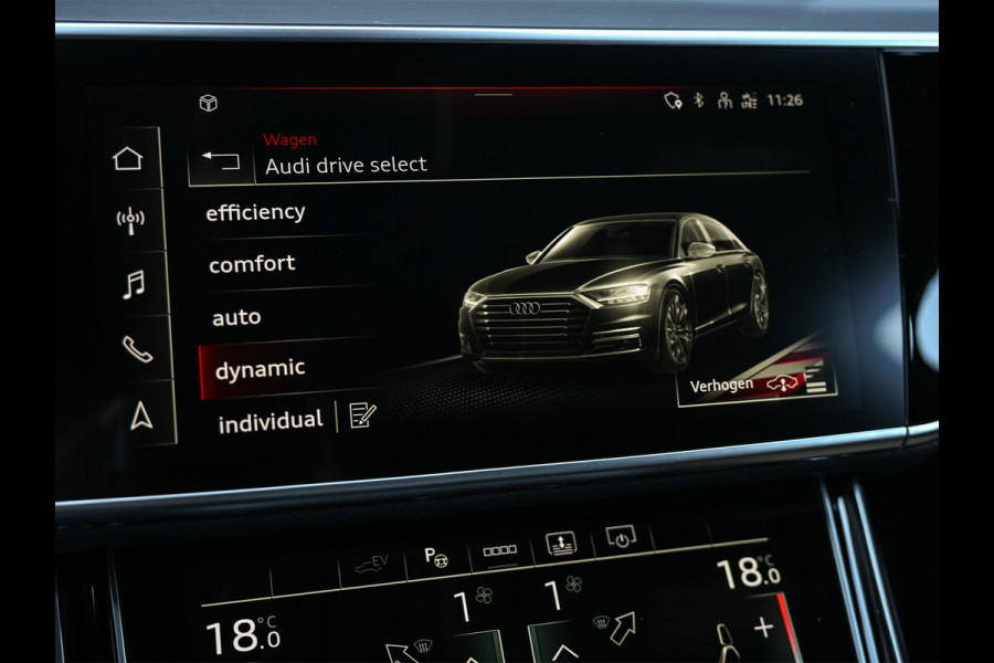 Audi A8 60 TFSI e quattro Lang Pro Line Plus | Panoramadak | NL-Auto | B&O | Luchtvering | 360 Camera | Memory Seats | Soft Close | Adaptive Cruise | Stoelverwarming V+A | Ambiance Interieur |