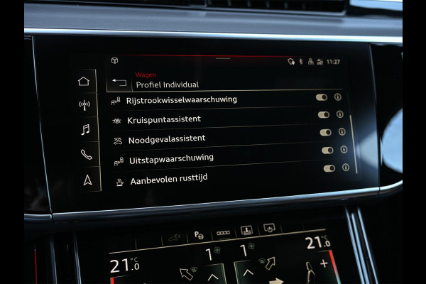 Audi A8 60 TFSI e quattro Lang Pro Line Plus | Panoramadak | NL-Auto | B&O | Luchtvering | 360 Camera | Memory Seats | Soft Close | Adaptive Cruise | Stoelverwarming V+A | Ambiance Interieur |