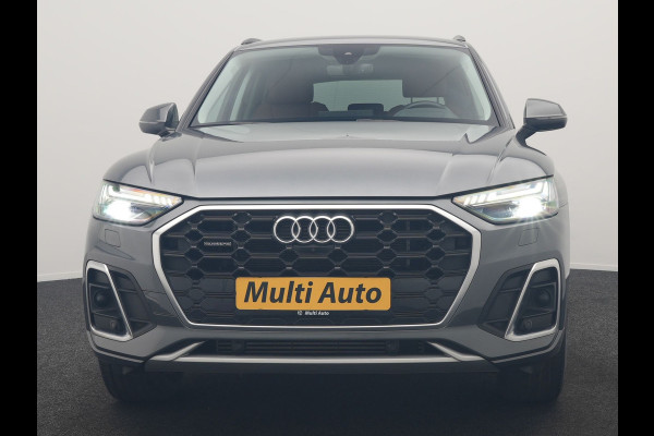 Audi Q5 55 TFSI e S Line PHEV 367pk Dealer O.H | Trekhaak Af Fabriek | Adaptive Cruise | 360 Camera | Bang & Olufsen | Matrix LED | Lederen Sportstoelen Memory & Verwarmd | Apple Carplay | Keyless | Stuurverwarming | Navigatie | Virtual |