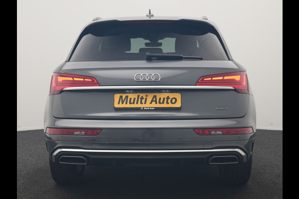 Audi Q5 55 TFSI e S Line PHEV 367pk Dealer O.H | Trekhaak Af Fabriek | Adaptive Cruise | 360 Camera | Bang & Olufsen | Matrix LED | Lederen Sportstoelen Memory & Verwarmd | Apple Carplay | Keyless | Stuurverwarming | Navigatie | Virtual |