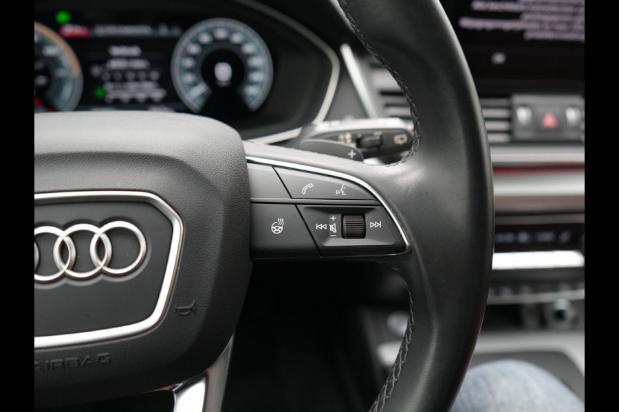 Audi Q5 55 TFSI e S Line PHEV 367pk Dealer O.H | Trekhaak Af Fabriek | Adaptive Cruise | 360 Camera | Bang & Olufsen | Matrix LED | Lederen Sportstoelen Memory & Verwarmd | Apple Carplay | Keyless | Stuurverwarming | Navigatie | Virtual |