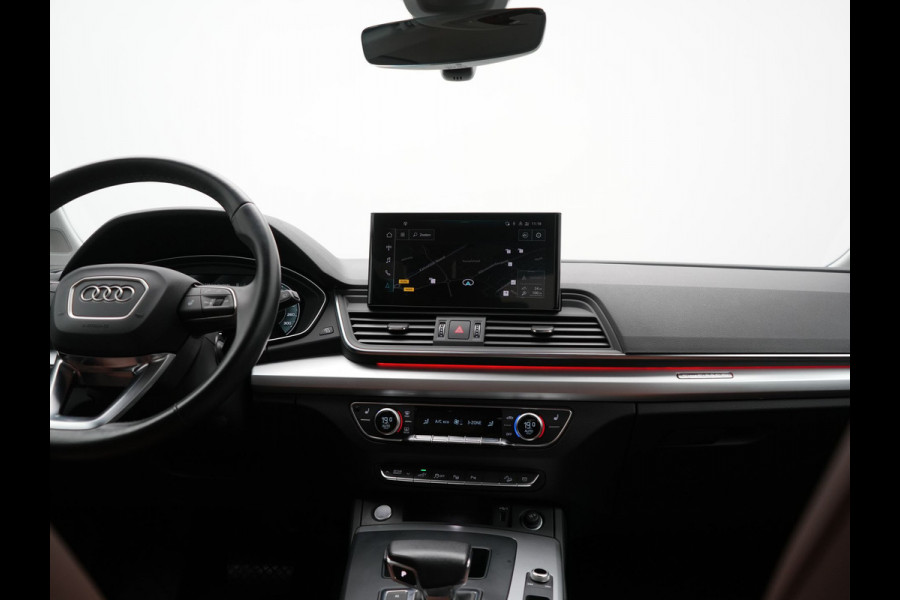 Audi Q5 55 TFSI e S Line PHEV 367pk Dealer O.H | Trekhaak Af Fabriek | Adaptive Cruise | 360 Camera | Bang & Olufsen | Matrix LED | Lederen Sportstoelen Memory & Verwarmd | Apple Carplay | Keyless | Stuurverwarming | Navigatie | Virtual |